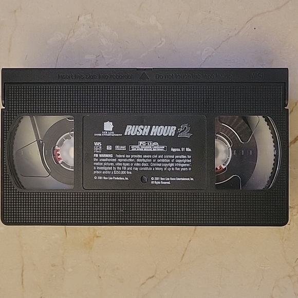 New Line Home Entertainment Rush Hour 2 VHS Tape - Picture 5 of 6